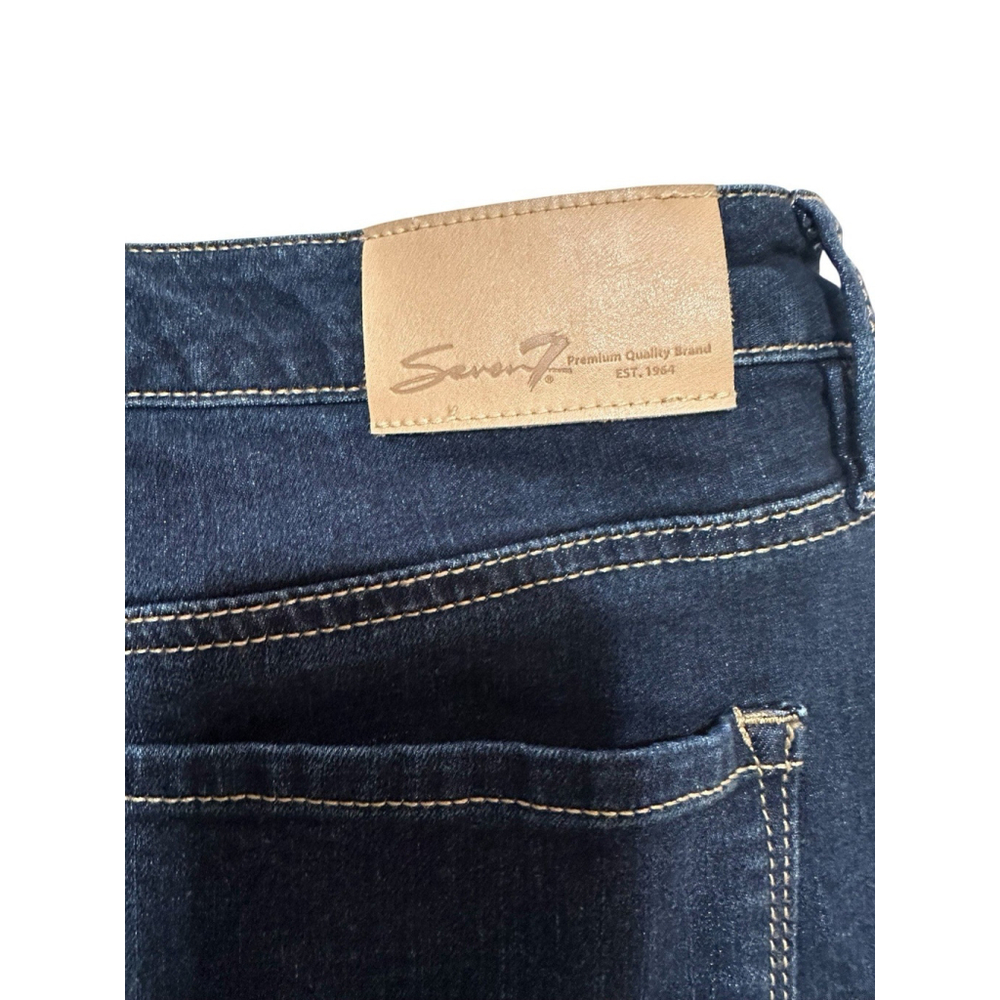 Seven7 Skinny Jeans Womens 16 Blue Denim City Western Cowgirl Cotton & Spandex - Picture 8 of 16